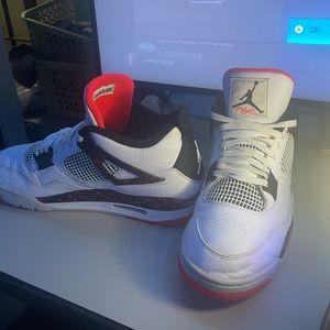 Jordan 4 hot lava pale citron